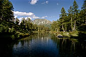 Alpe Veglia - il lago superiore delle Streghe e le Torri di Veglia.